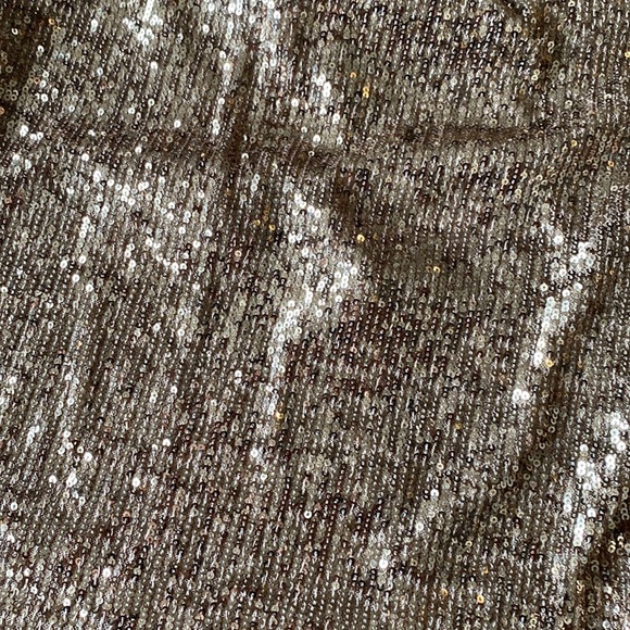 NWT Anthropologie pear beige sequin tank top women’s size XS - Picture 2 of 5